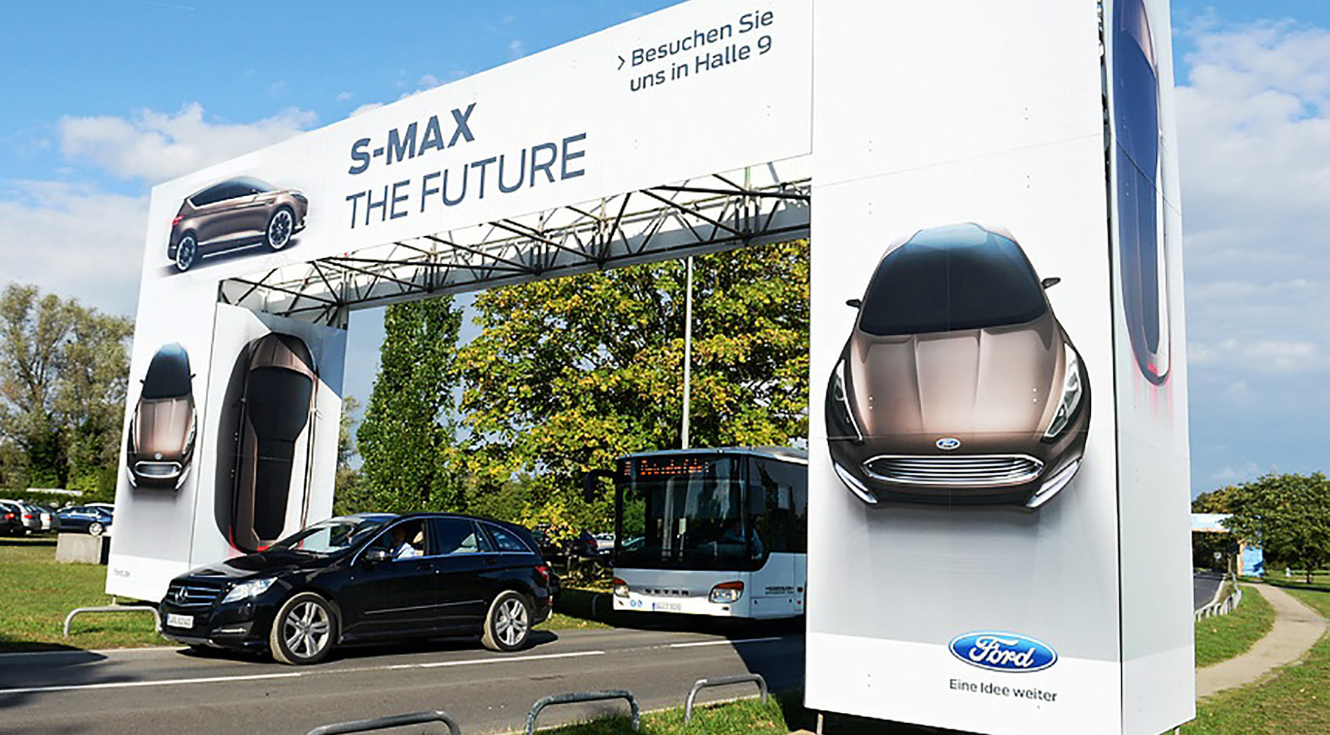 Large advertising spaces