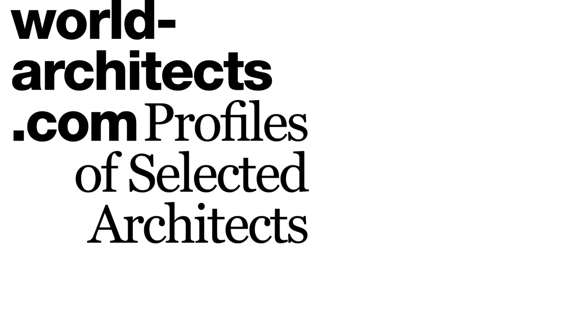 Logo World-Architects