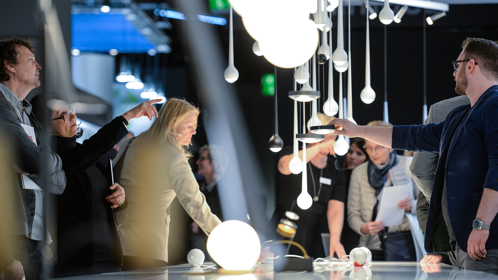 Besucher der Light + Building