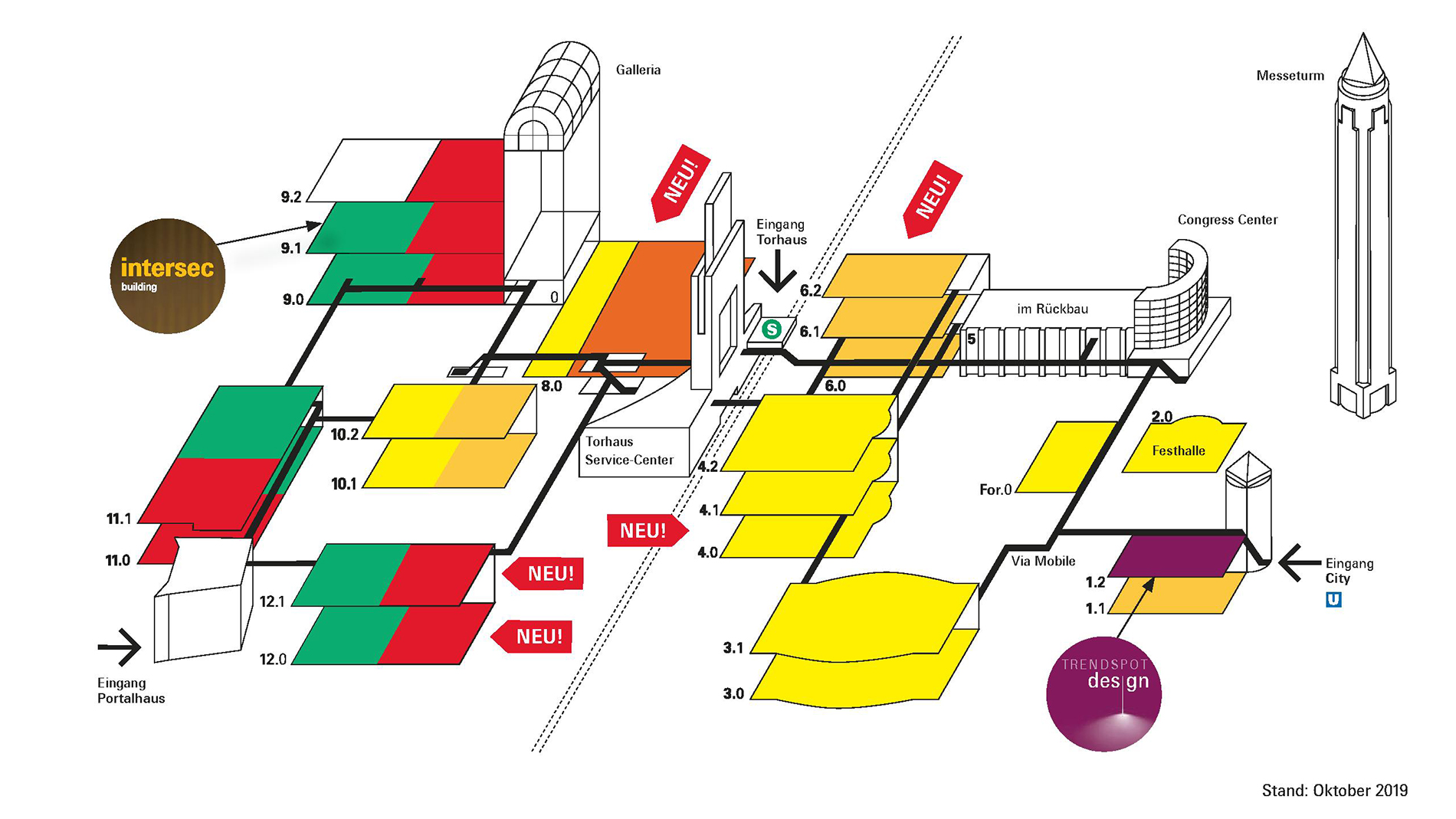 Geländeplan Light + Building 2020