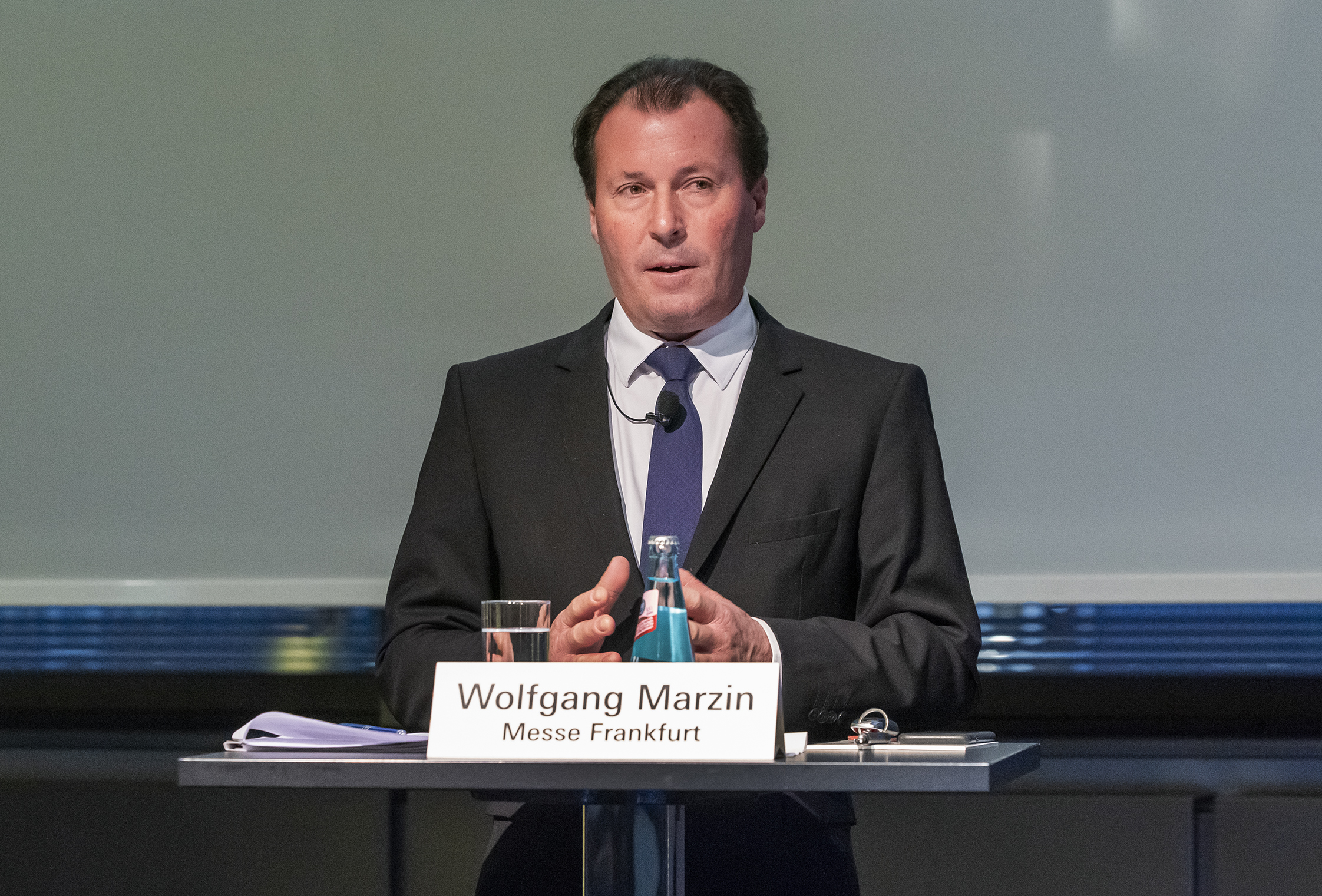 Wolfgang Marzin, Vorsitzender der Geschäftsführung Messe Frankfurt