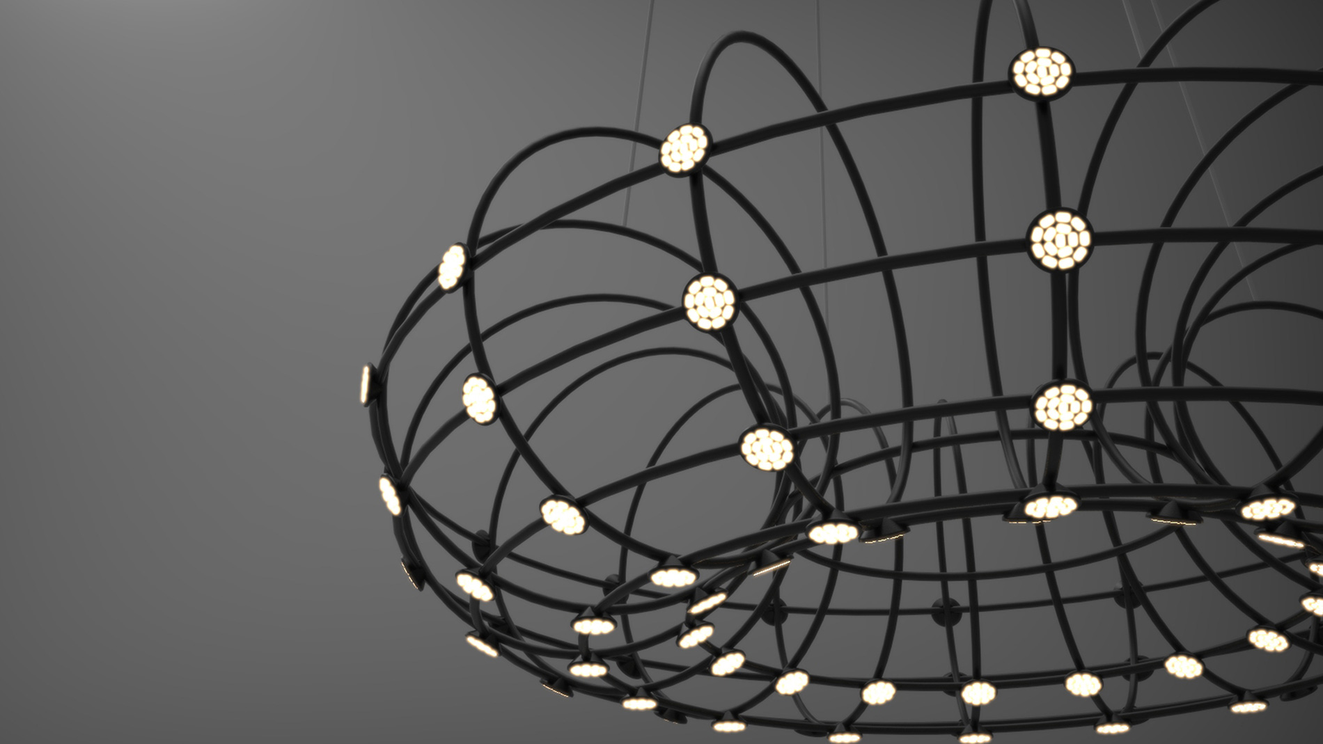 Torus | Deckenleuchte / Ceilling light, Damon Scheffold; Thomas Weiß, Staatliche Akademie der Bildenden Künste Stuttgart