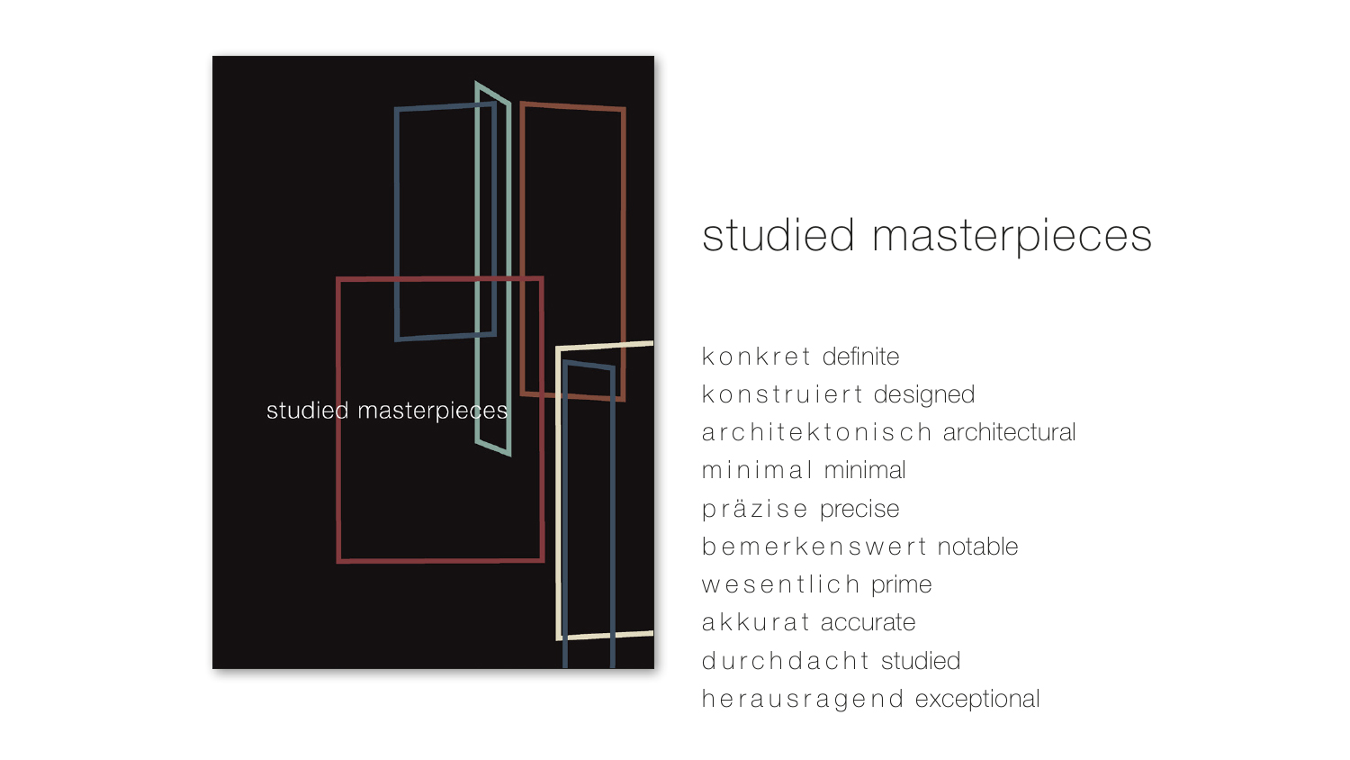 Trendthema Studied masterpieces