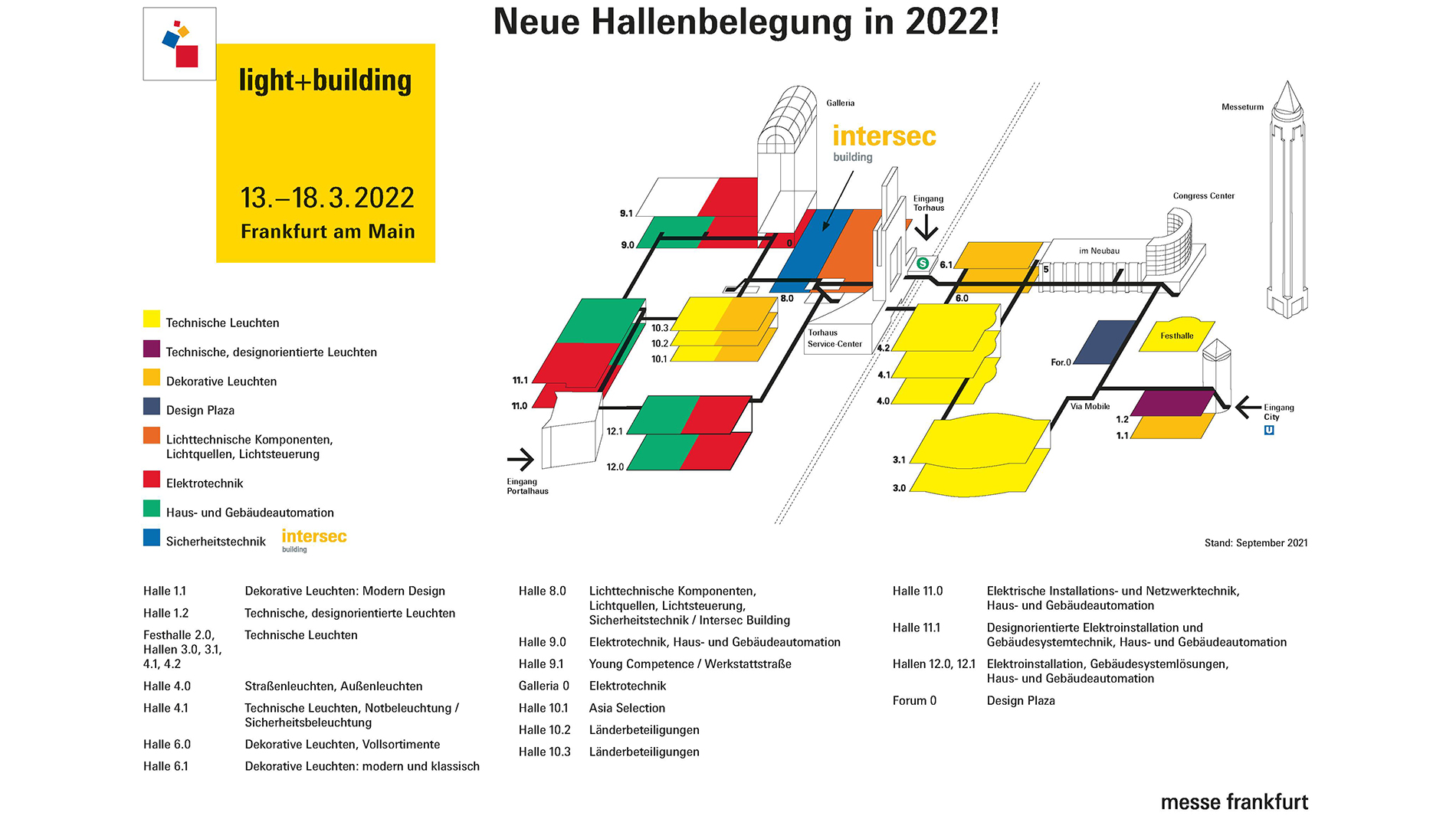 Geländeplan Light + Building 2022