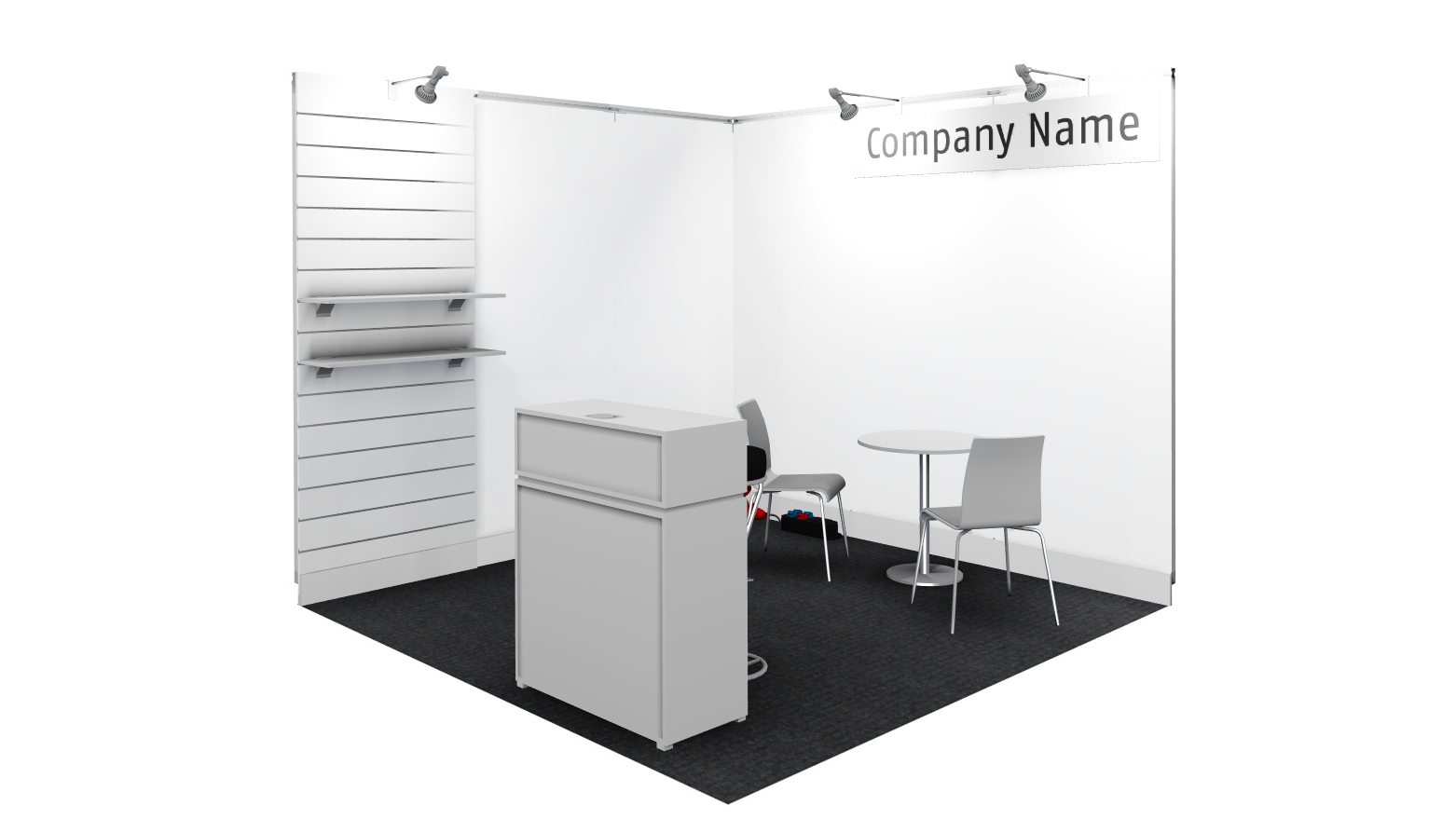 9 m² booth