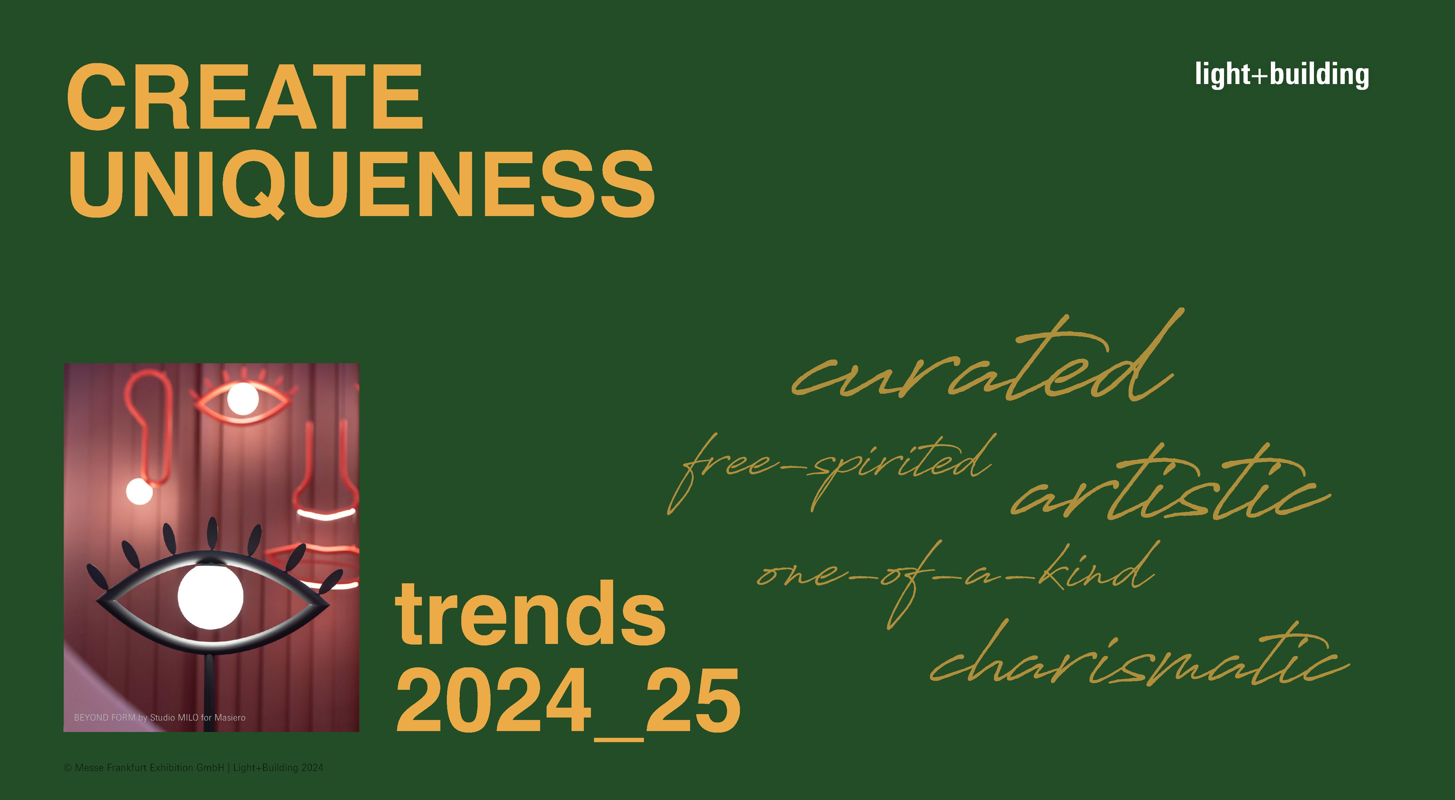Graphic 3 for the press release "Light + Building presents the trends for 2024/25"