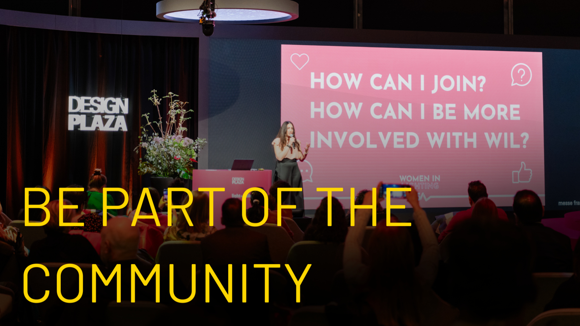 Bühne der Design Plaza auf der Light + Building