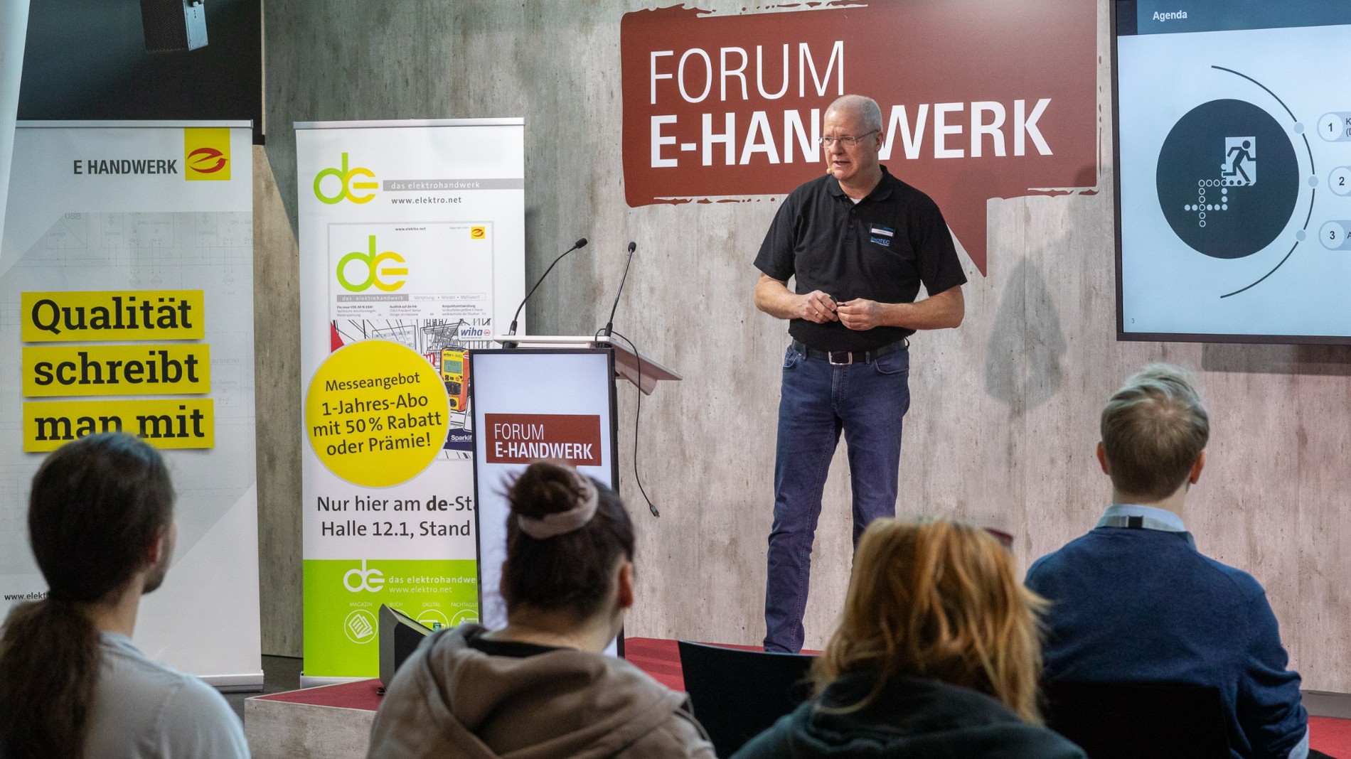 Vortrag auf der Light + Building im Forum E-Handwerk