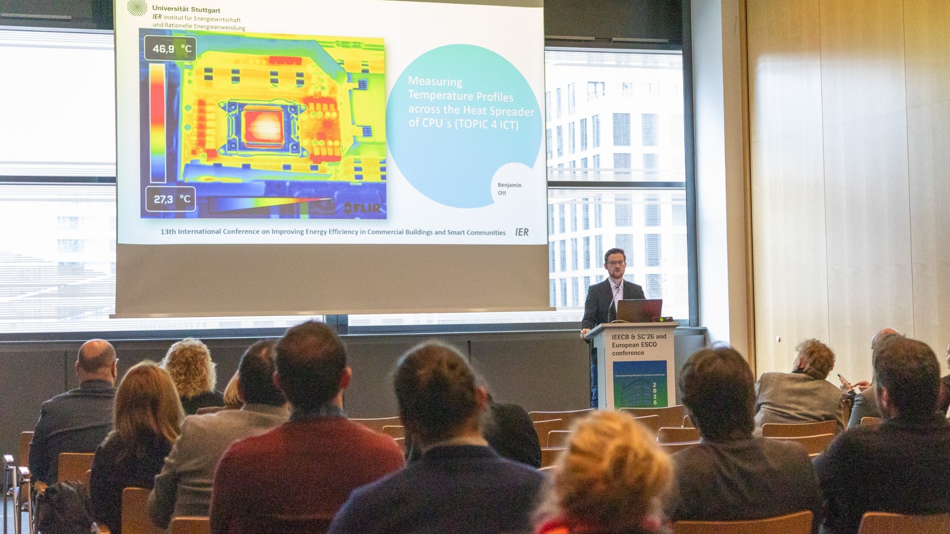 Vortrag während der IEECB Conference