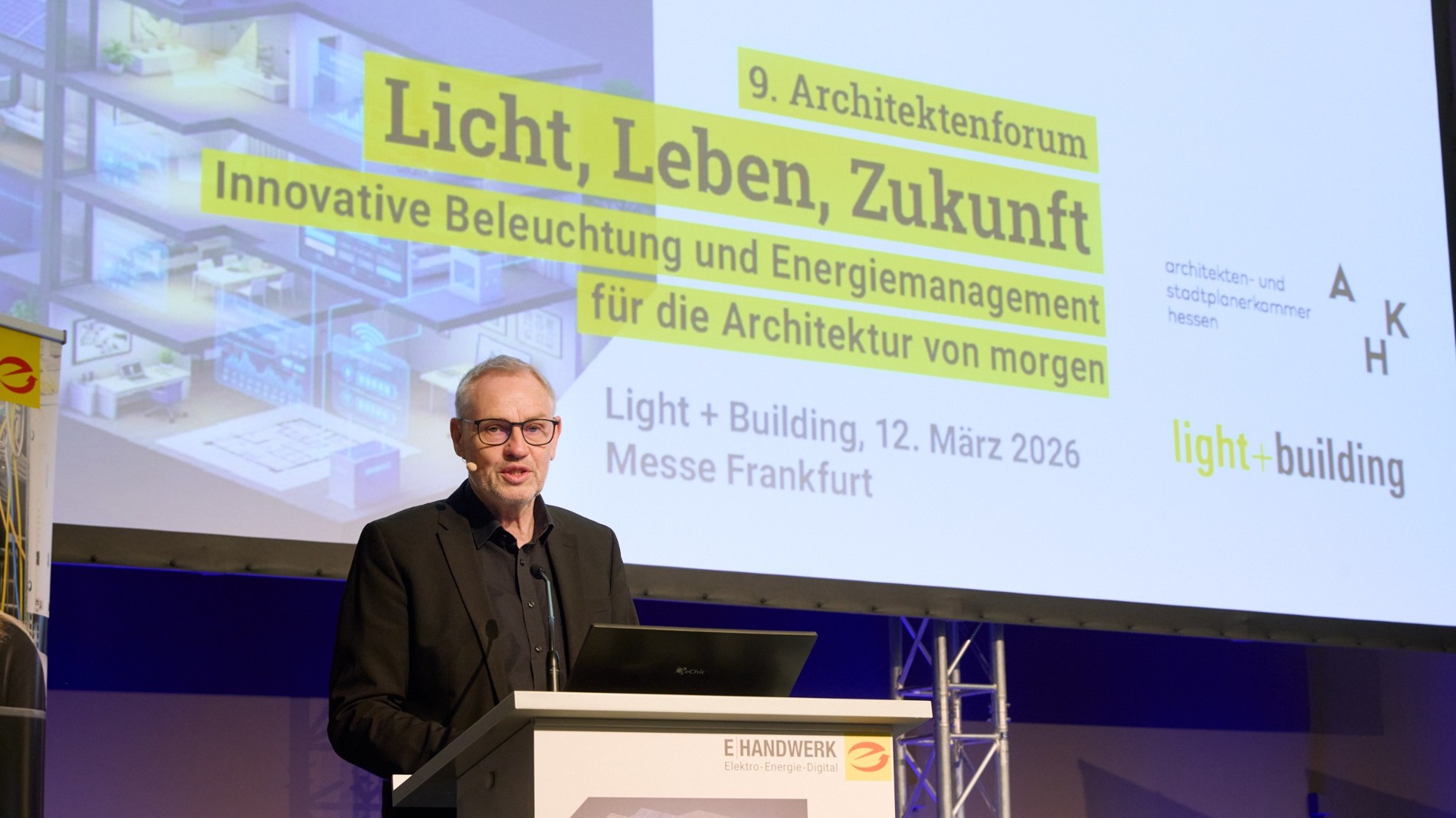 Redner beim Architektenforum