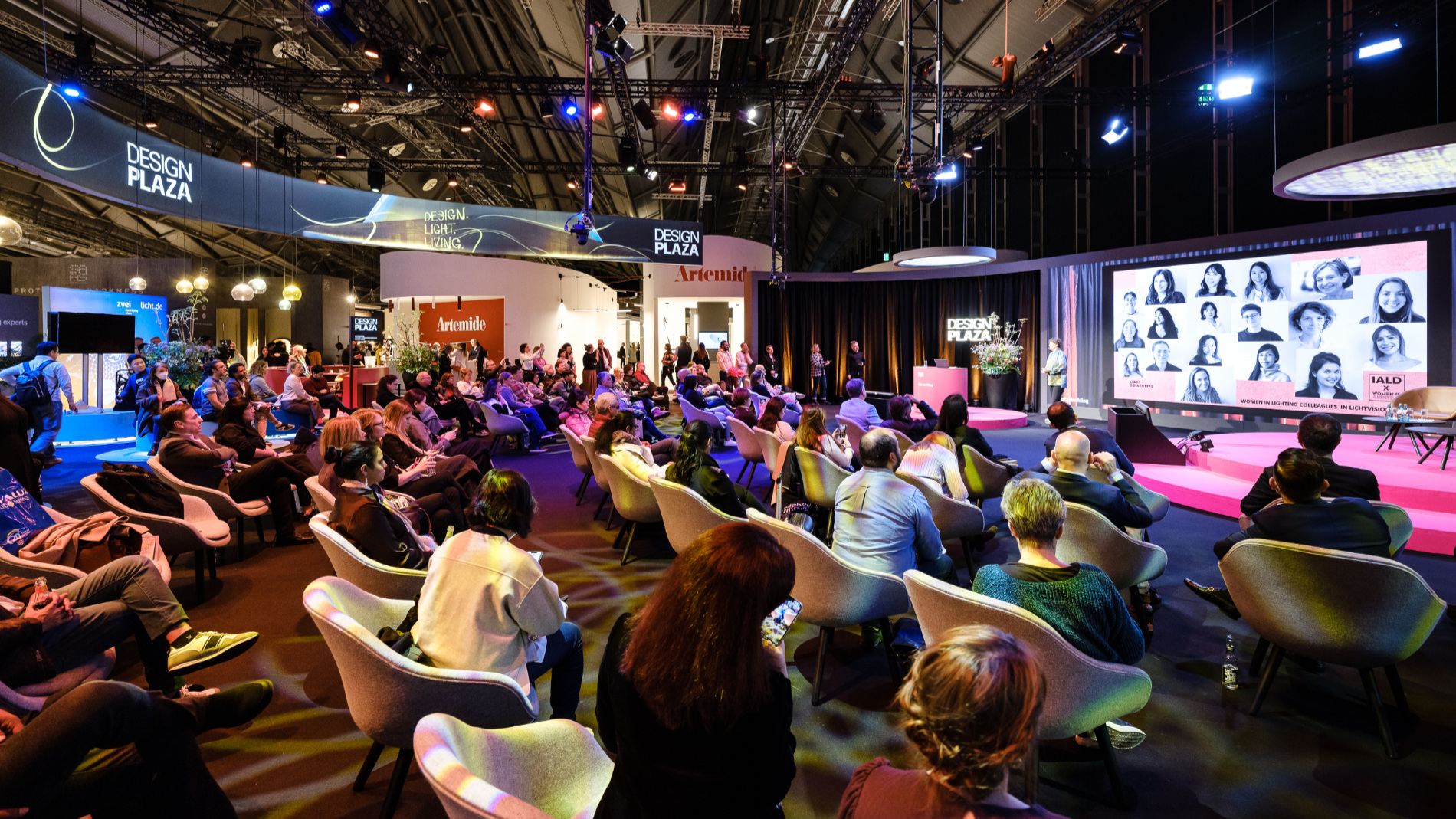 Audience at a presentation at Light + Building