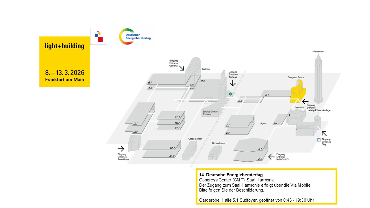Geländeplan des Deutschen Energieberatertags