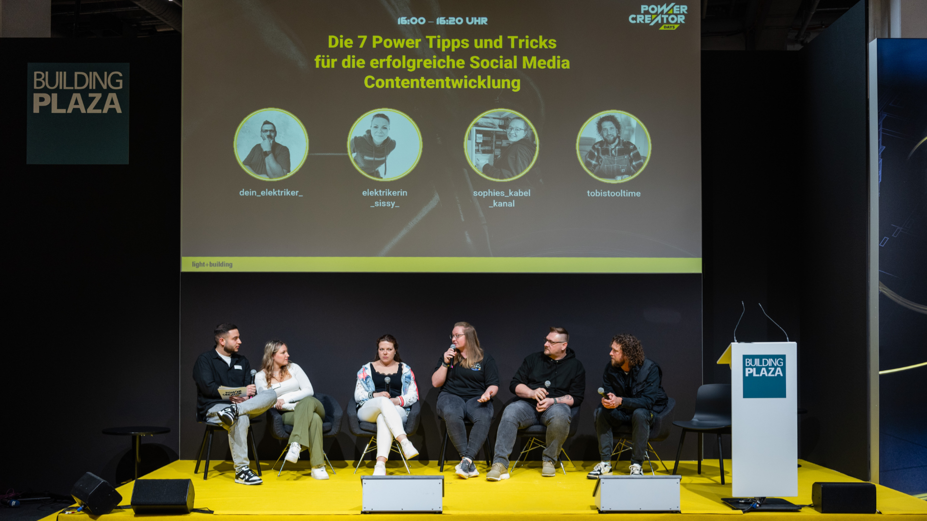 Bühne der Building Plaza auf der Light + Building