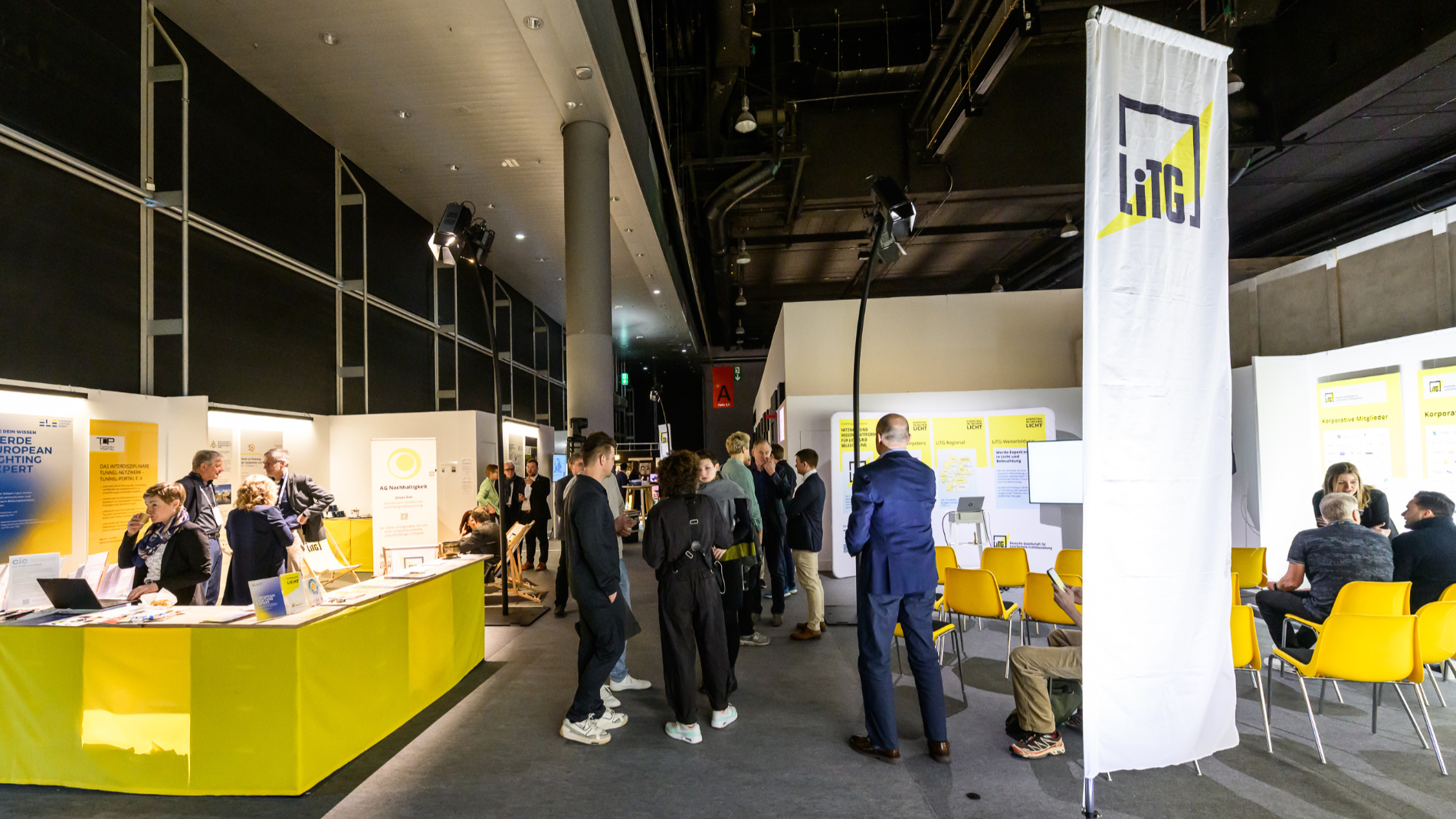 Fair stand of LiTG – Deutschen Gesellschaft für LichtTechnik und LichtGestaltung