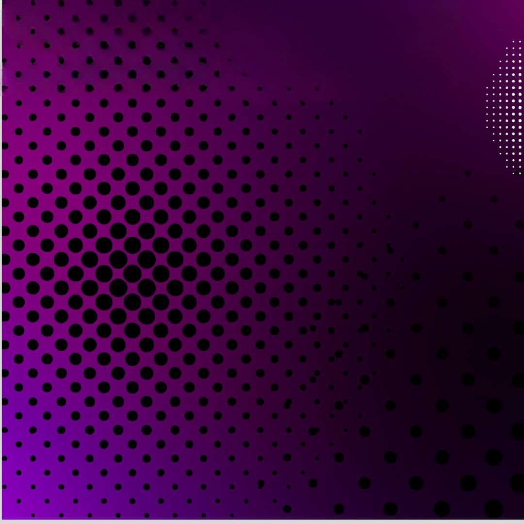 Violettes Design mit Punktmuster und Lichtreflexen