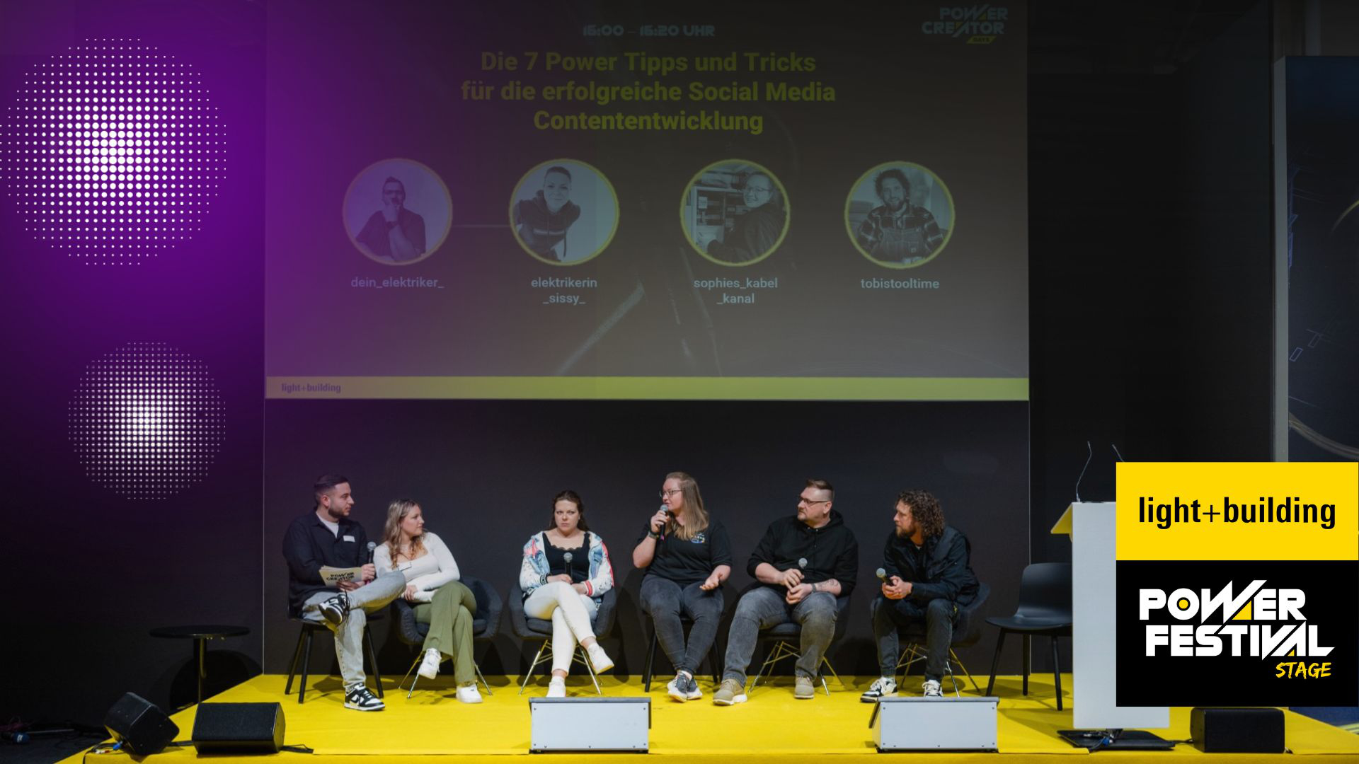 Bühne der Building Plaza auf der Light + Building