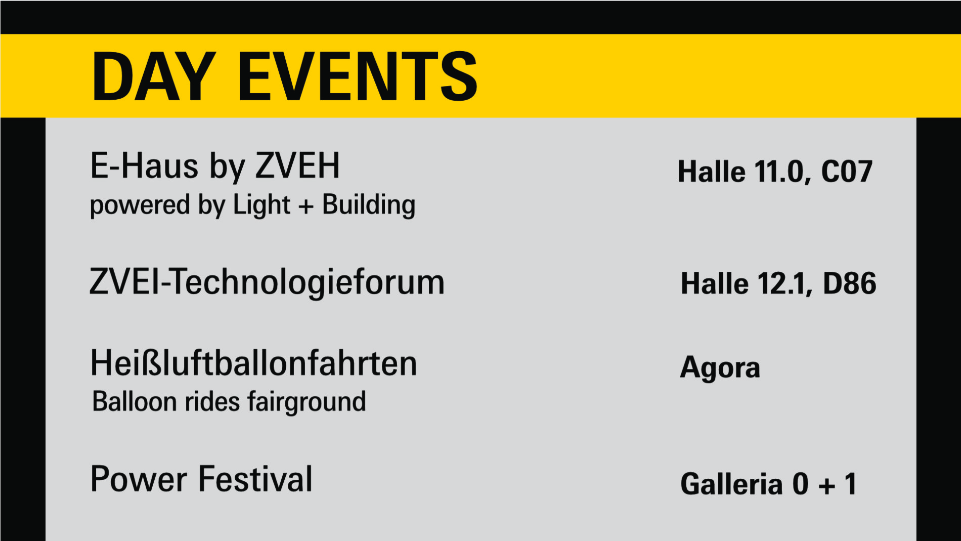 Light + Building 2026: Day Events