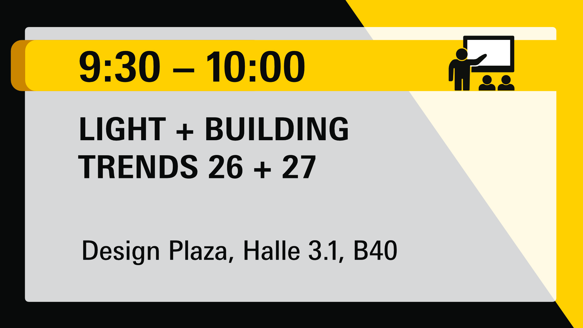 Light + Building 2026: Highlights of the Day 11.3.2026 Trends 26 + 27