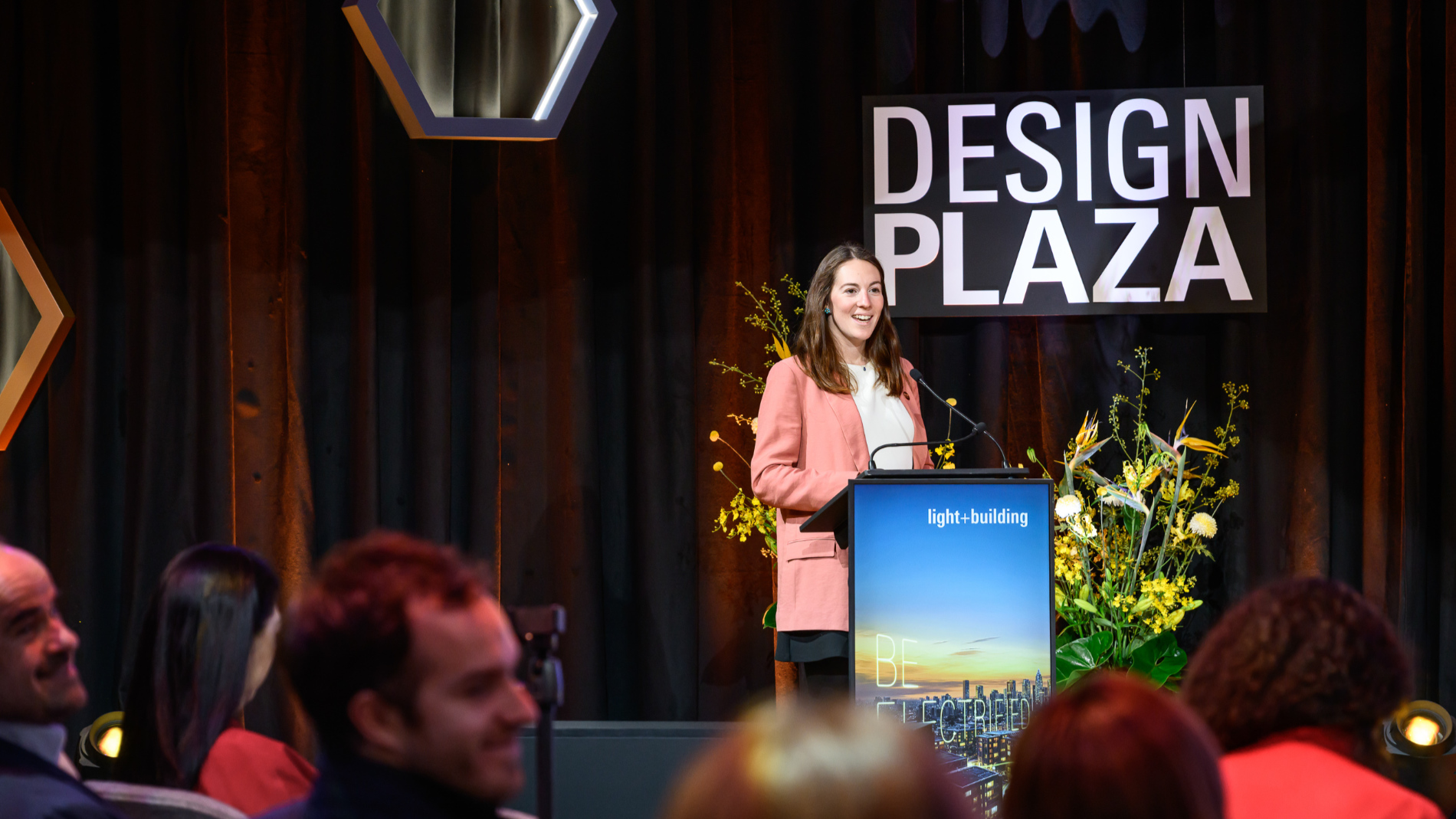 Audience at a presentation at Light + Building