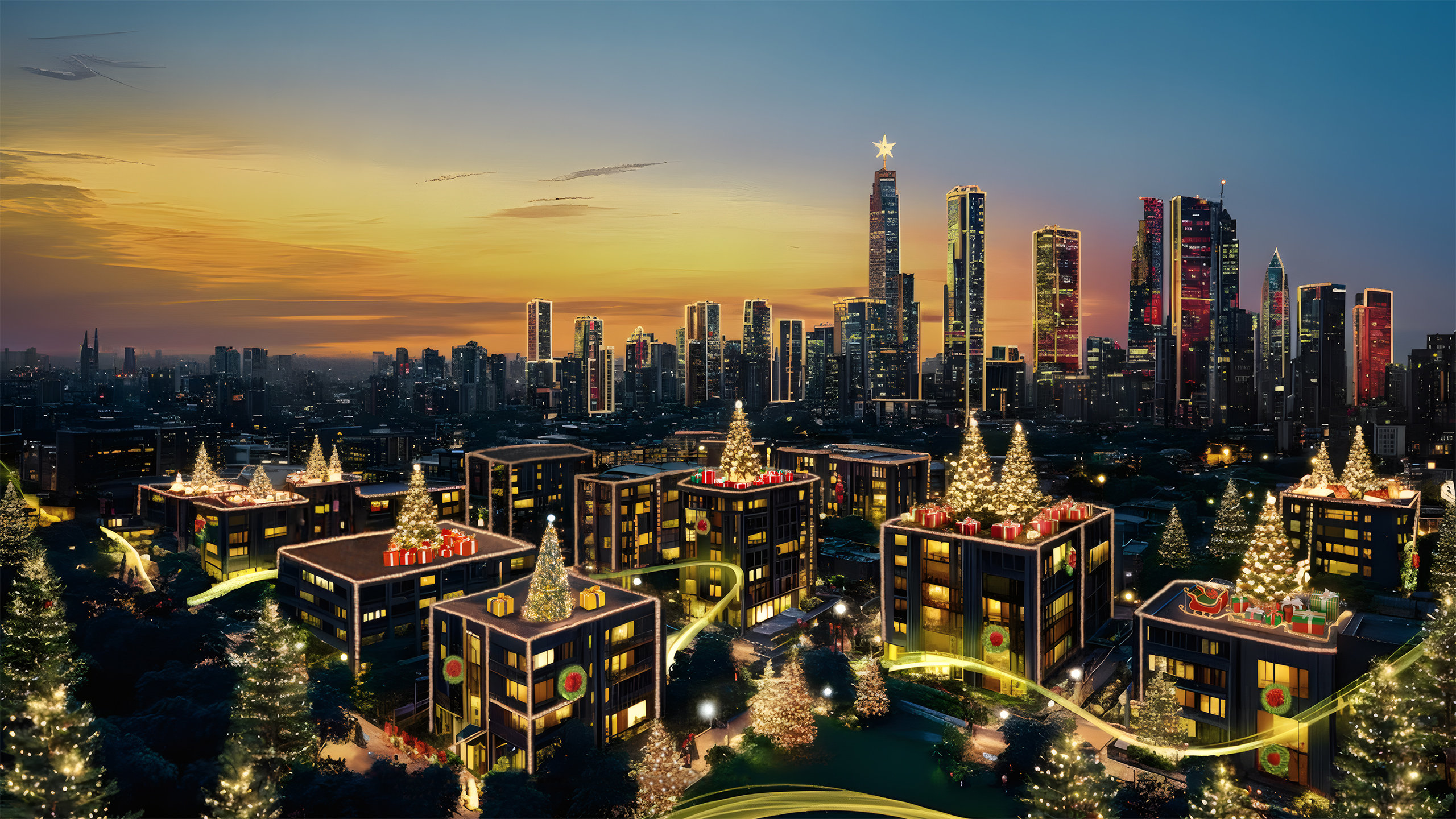 Skyline von Frankfurt