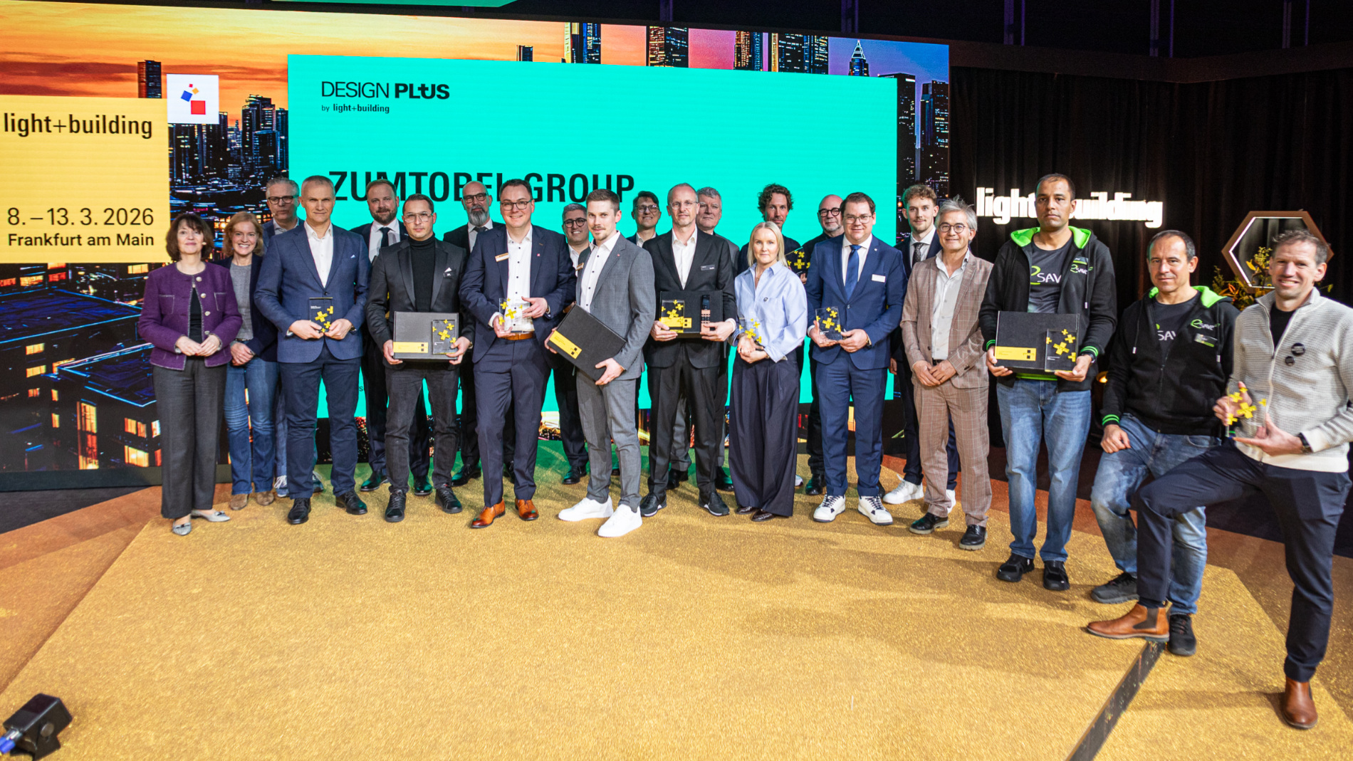 The winners of the Designplus Award by Light + Building 2026 have been announced. (Source: Messe Frankfurt Exhibition GmbH / Jochen Günther)